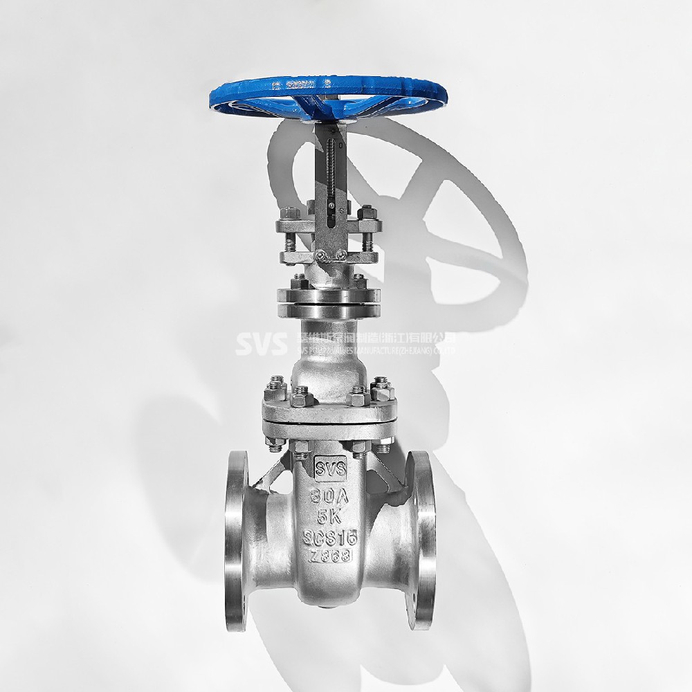 JIS stainless steel flange gate valve