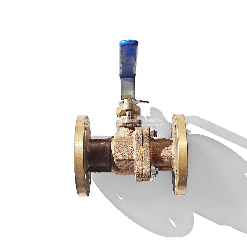 Bronze flange ball valve