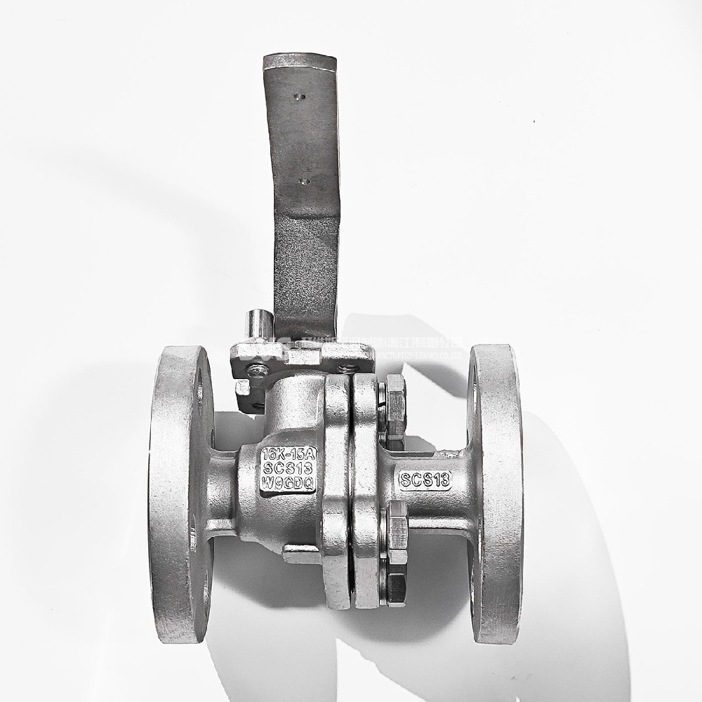 JIS stainless steel flange ball valve