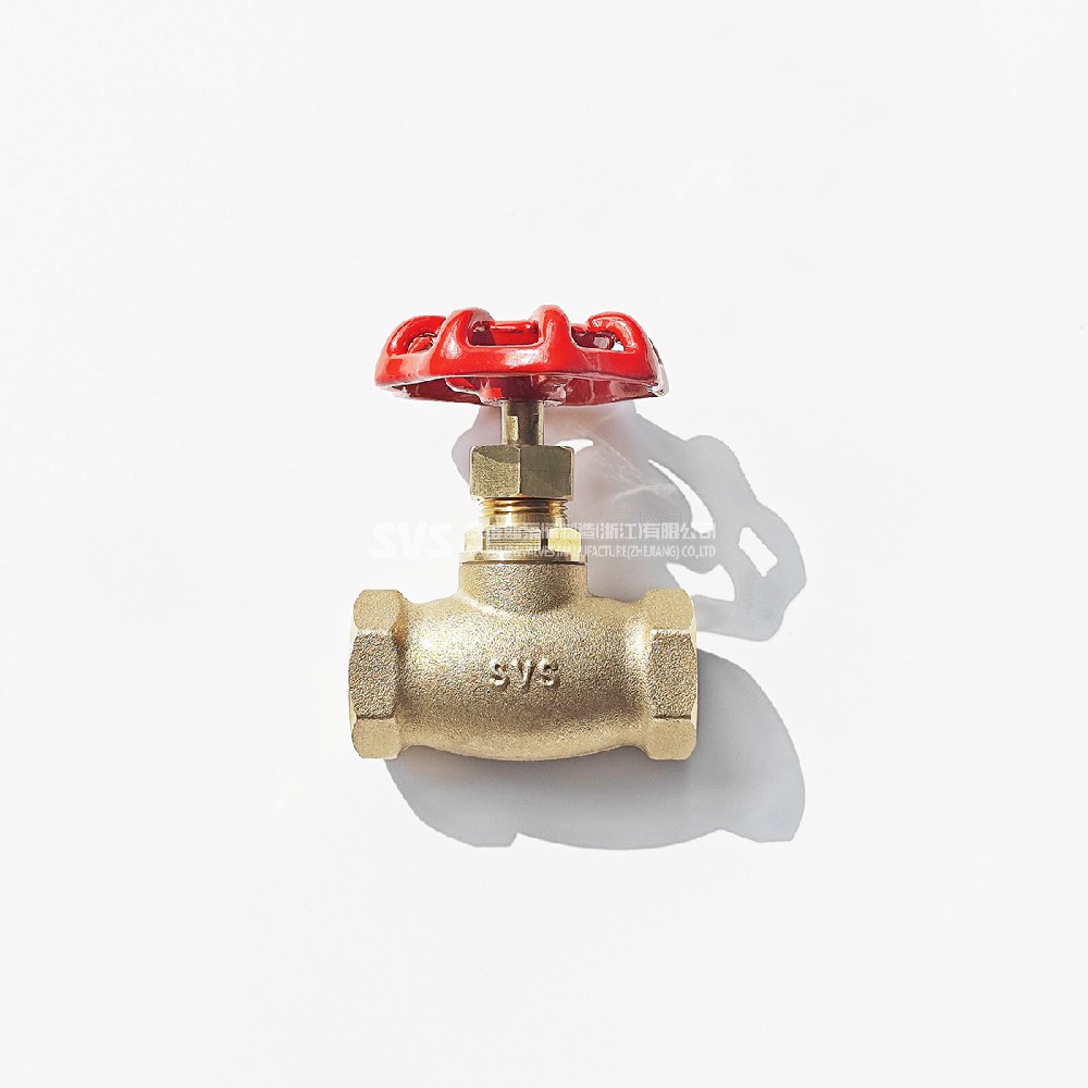 Bronze internal thread straight through globe valve