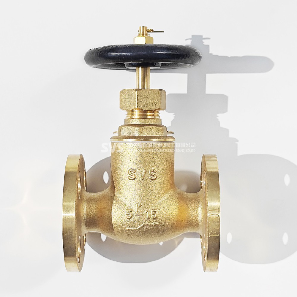 JIS F7301 bronze through flange globe valve