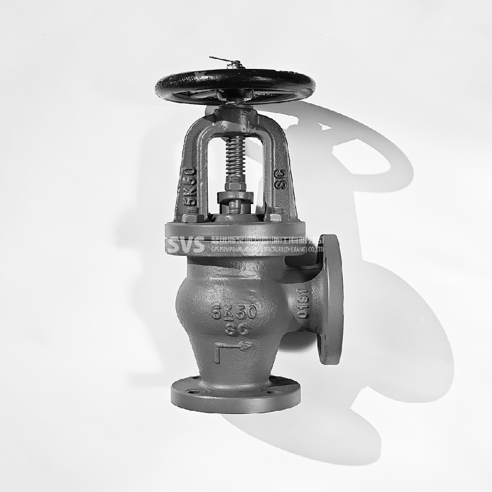 JIS cast steel angle globe valve