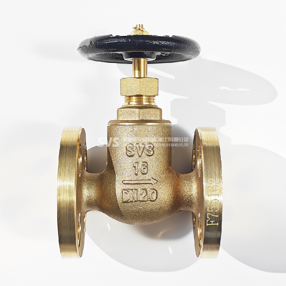 Bronze short flange globe valve