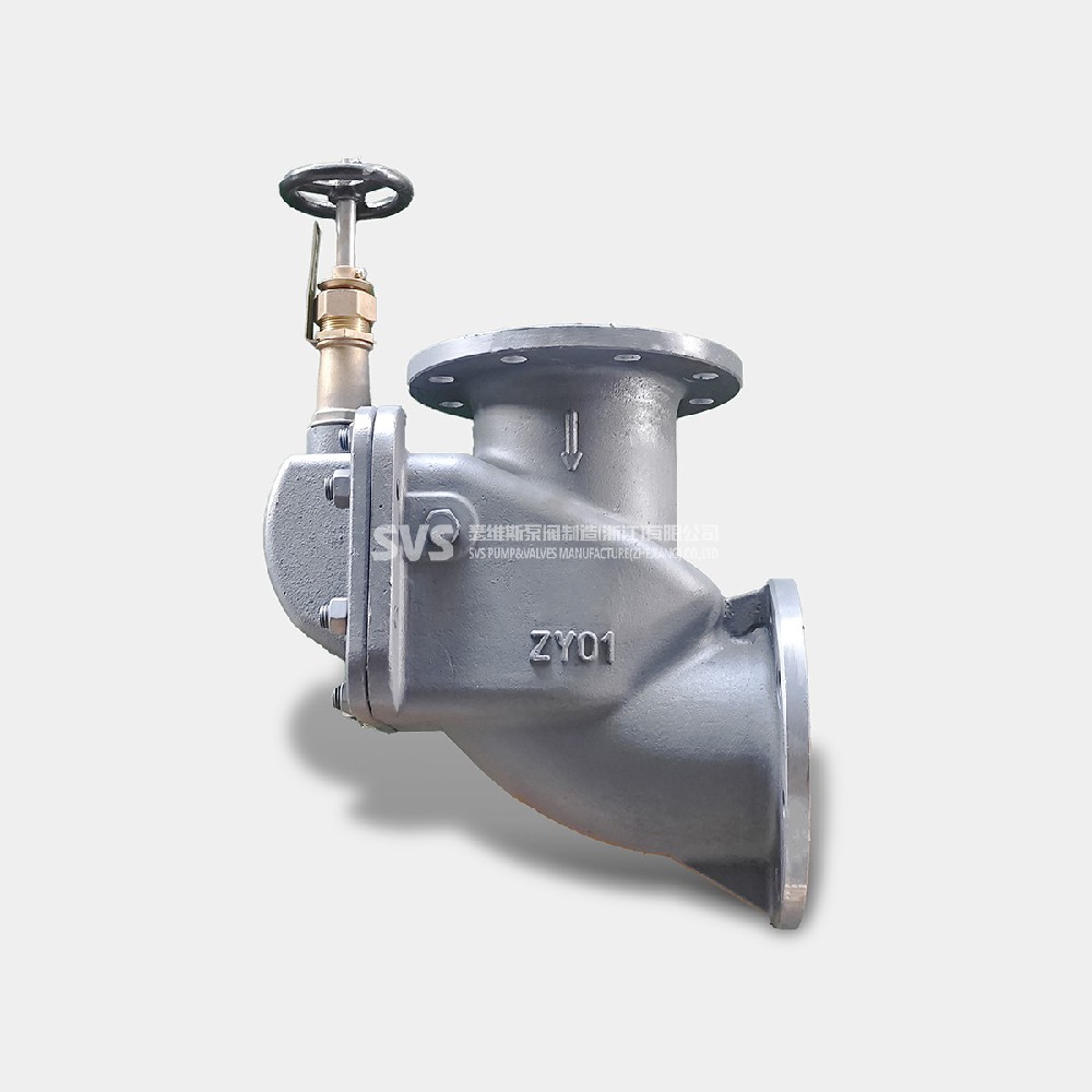 Angle wave valve