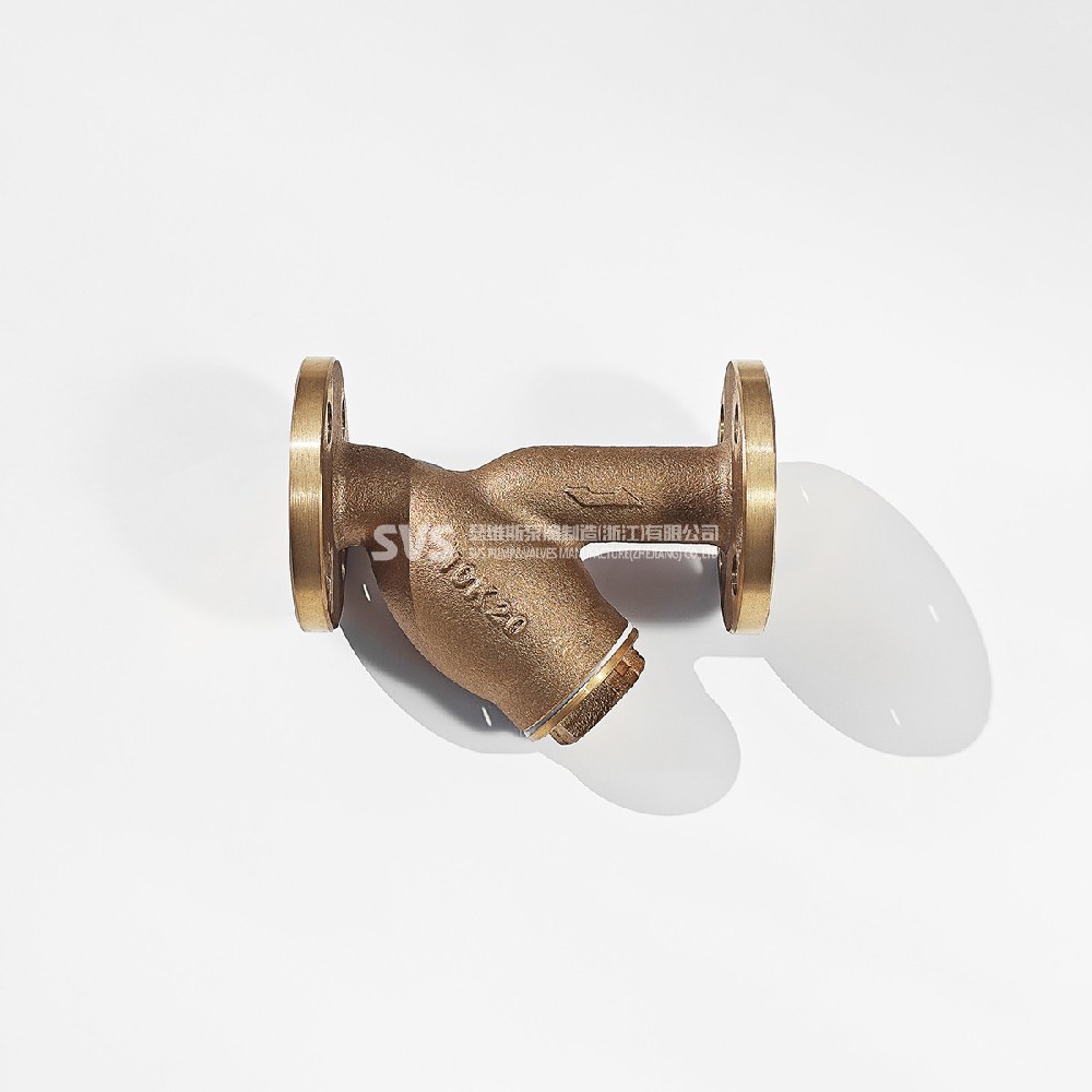 JIS standard bronze Y-shaped flange filter